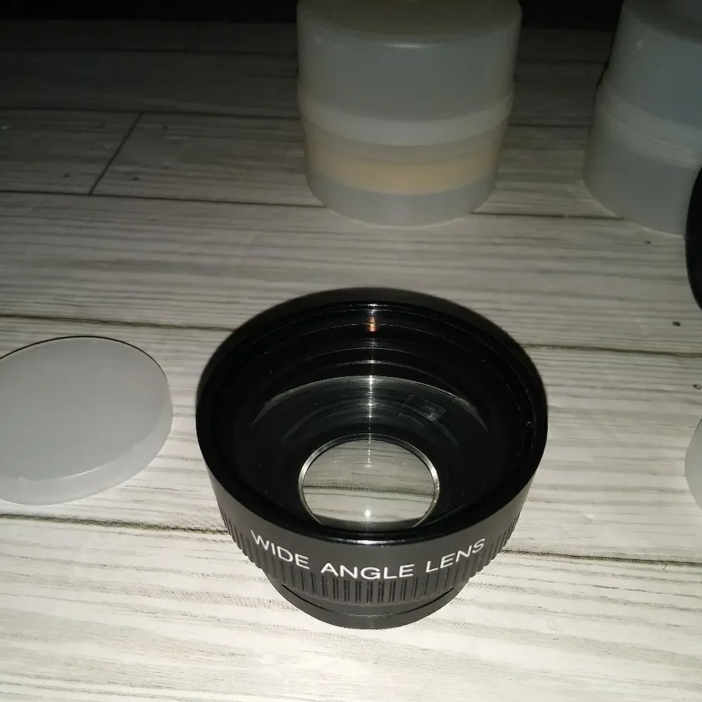Camera Lenses Wide Angle Lens & Telephoto Lens Made In Japan Read*